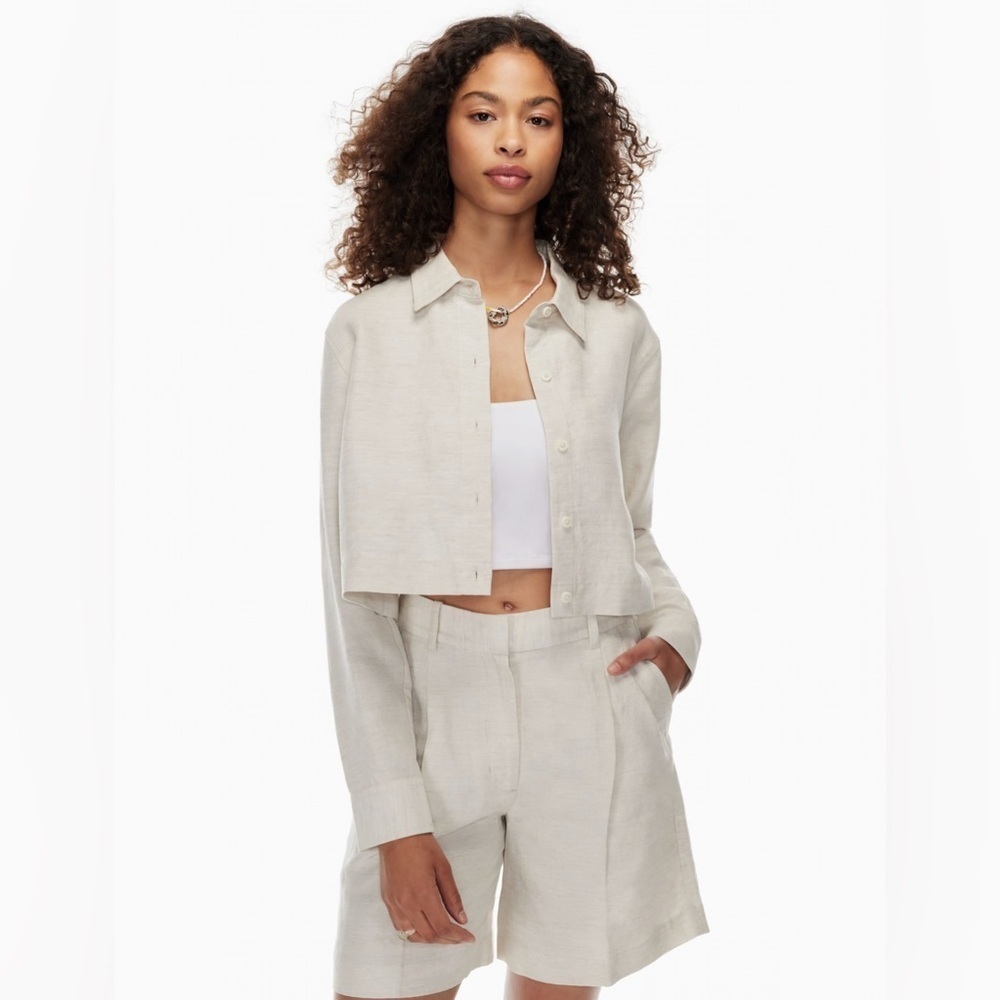 Aritzia Wilfred Proposal Linen Shirt